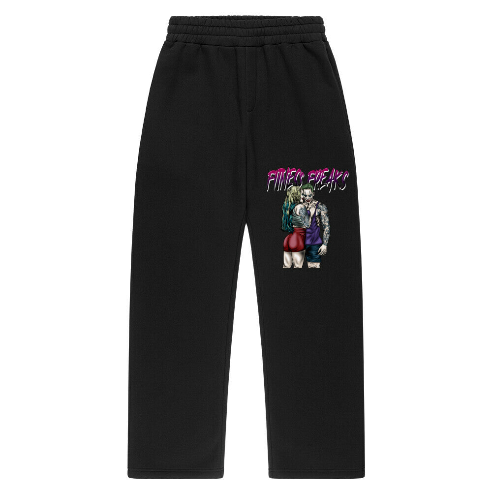 Oversized Sweatpants Unisex - Fitness Freaks (Design vorne links)