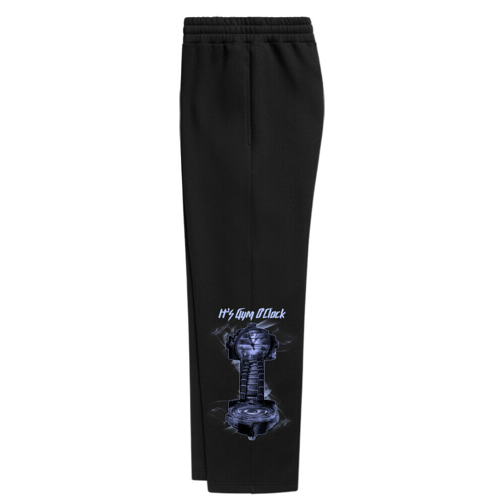 Oversized Sweatpants Unisex - It's Gym O'Clock (Design Seite links)