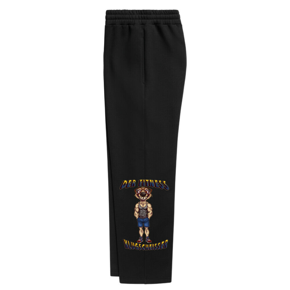 Oversized Sweatpants Unisex - Der Fitness-Klugscheisser (Design Seite links)