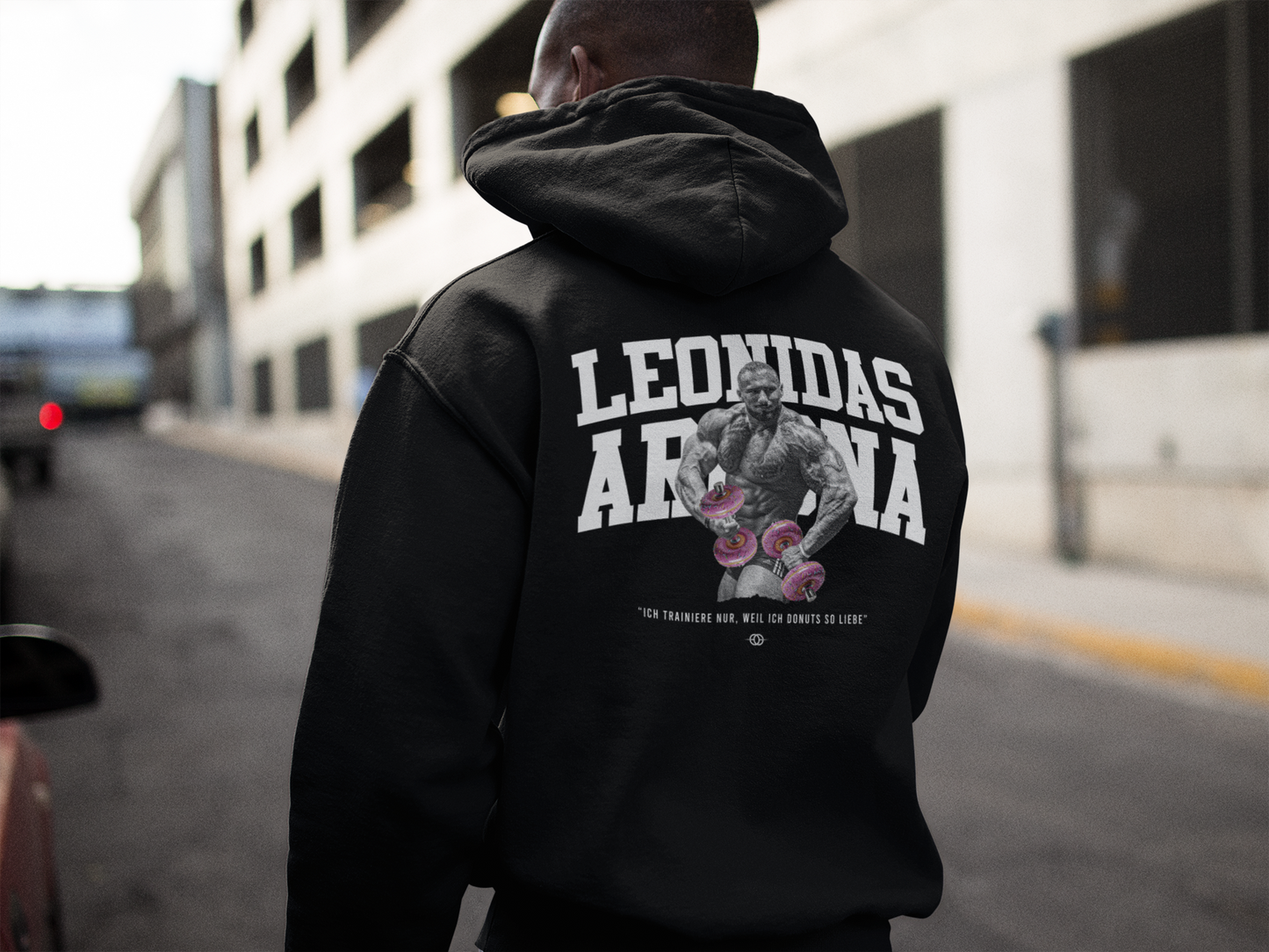 Classic Hoodie Unisex - Ich trainiere nur, weil ich Donuts so liebe